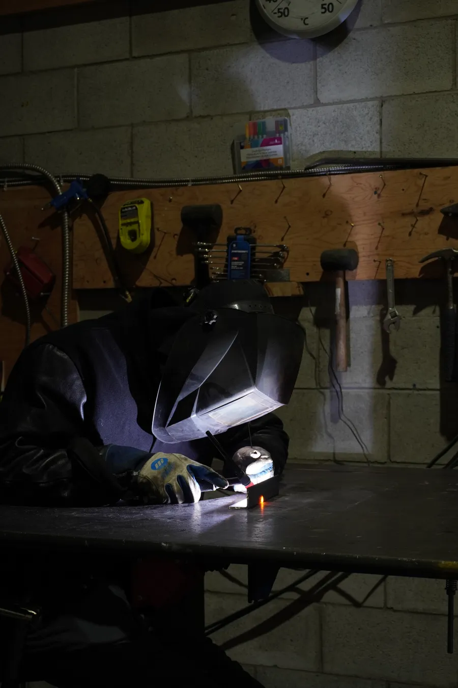 Cordon TIG sous protection gazeuse