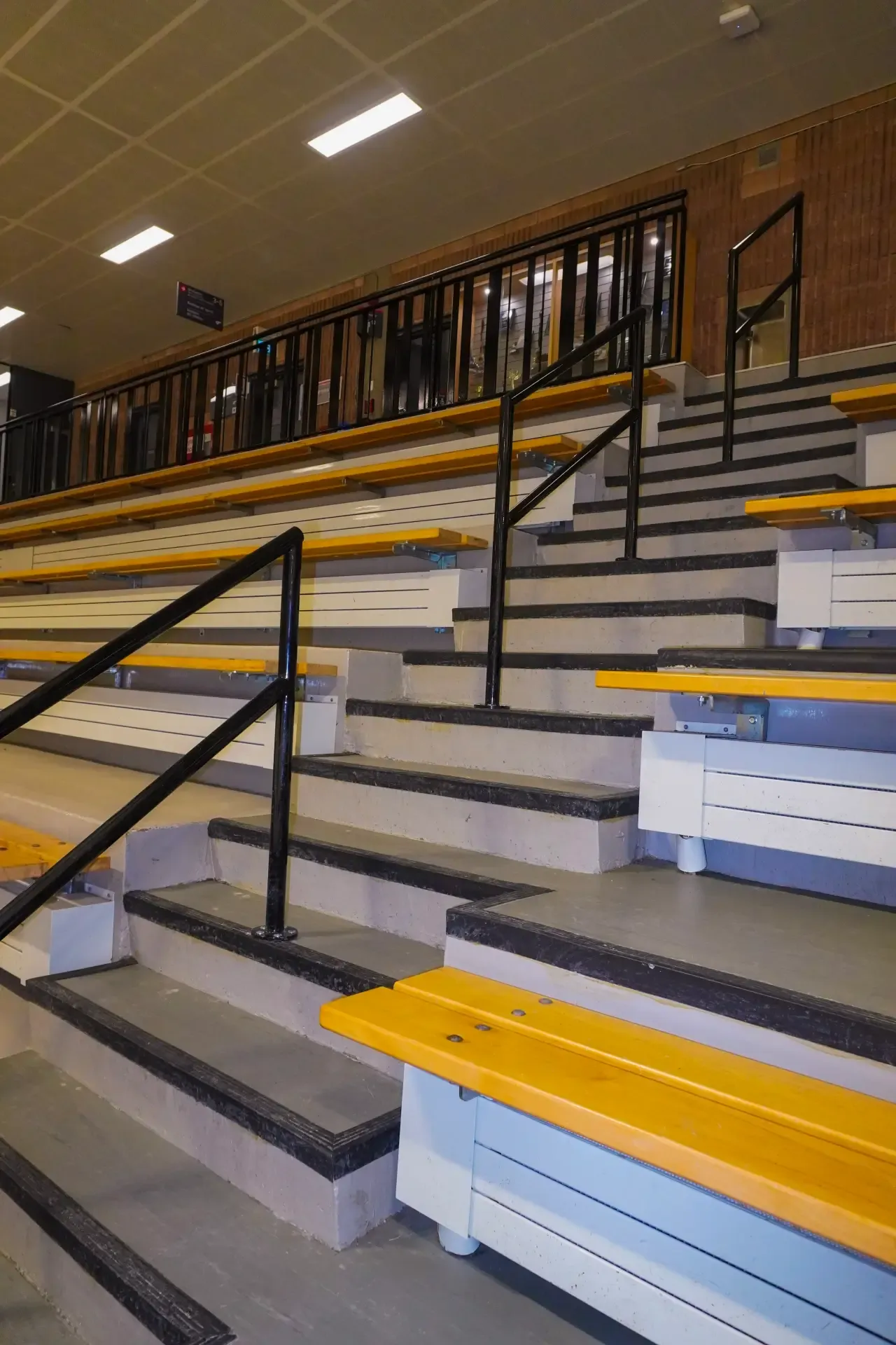 Metal railings